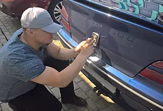 установка замка